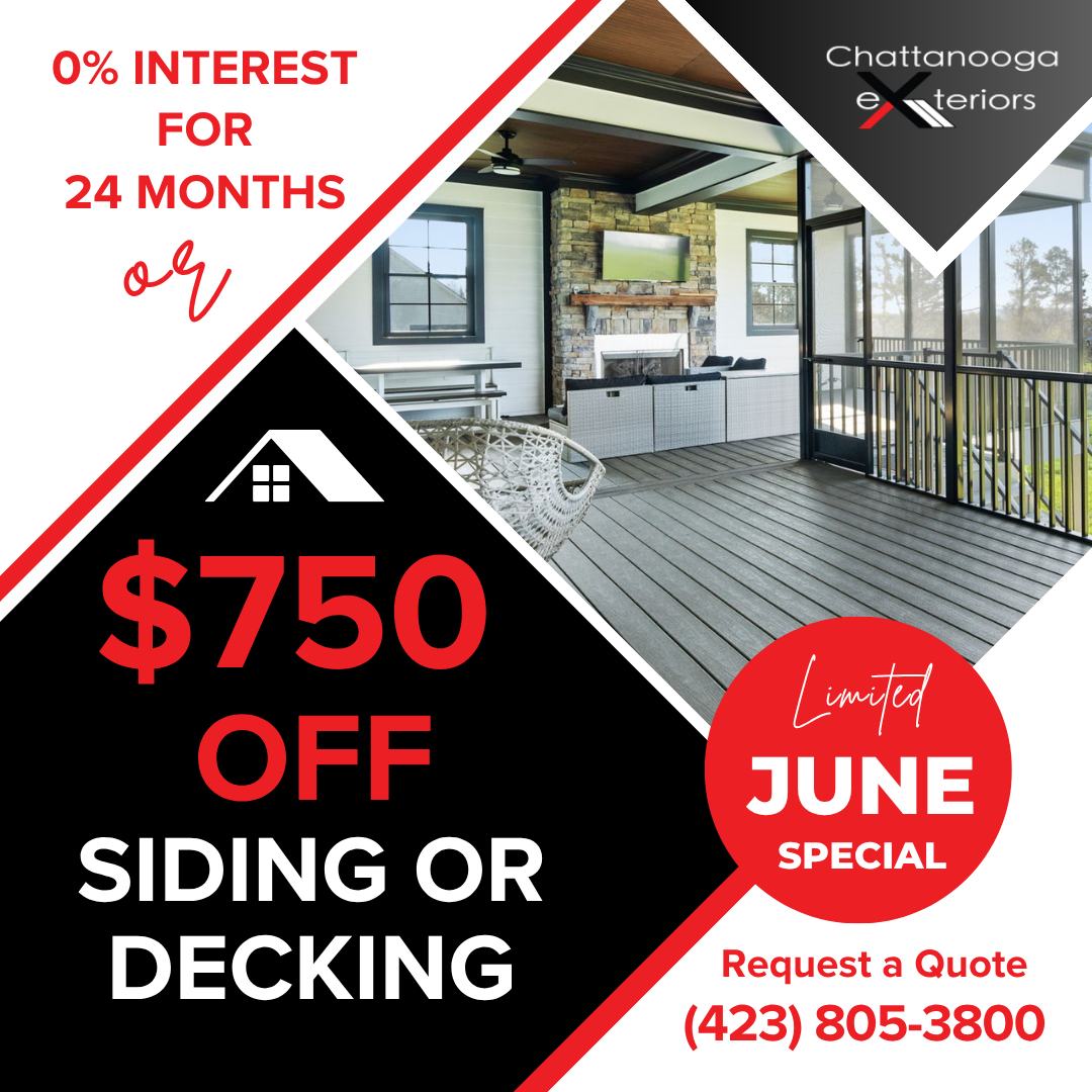 Chattanooga Exteriors June 2026 promotion